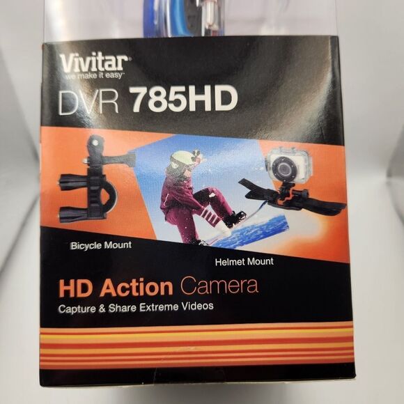 Vivitar HD Action Camera Camcorder DVR785HD Waterproof Bicycle and Helmet Mount - Picture 8 of 9